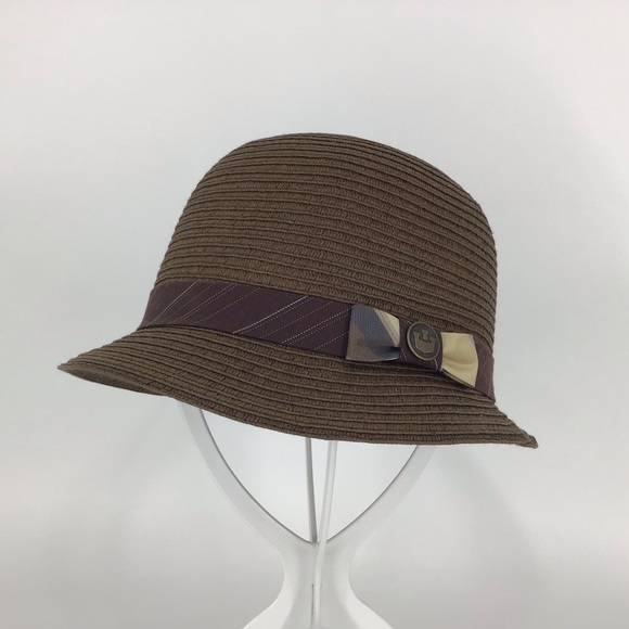 Goorin Bros. Lady Kari Brown Straw Cloche Hat, Med - Picture 2 of 14